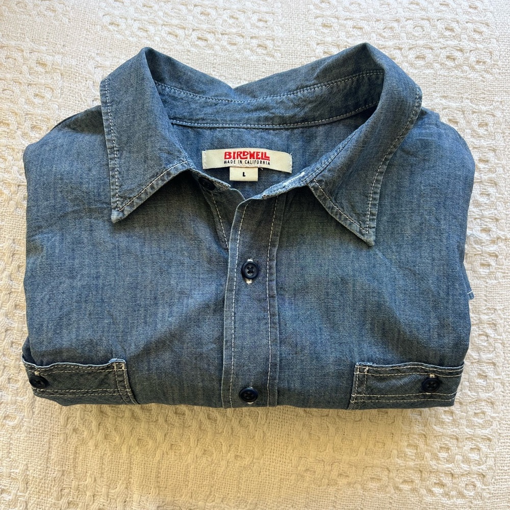 Birdwell Blue Denim Shirt